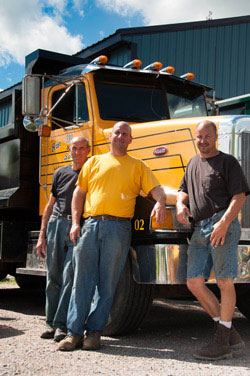 Landscape rocks, stones, mulch delivery